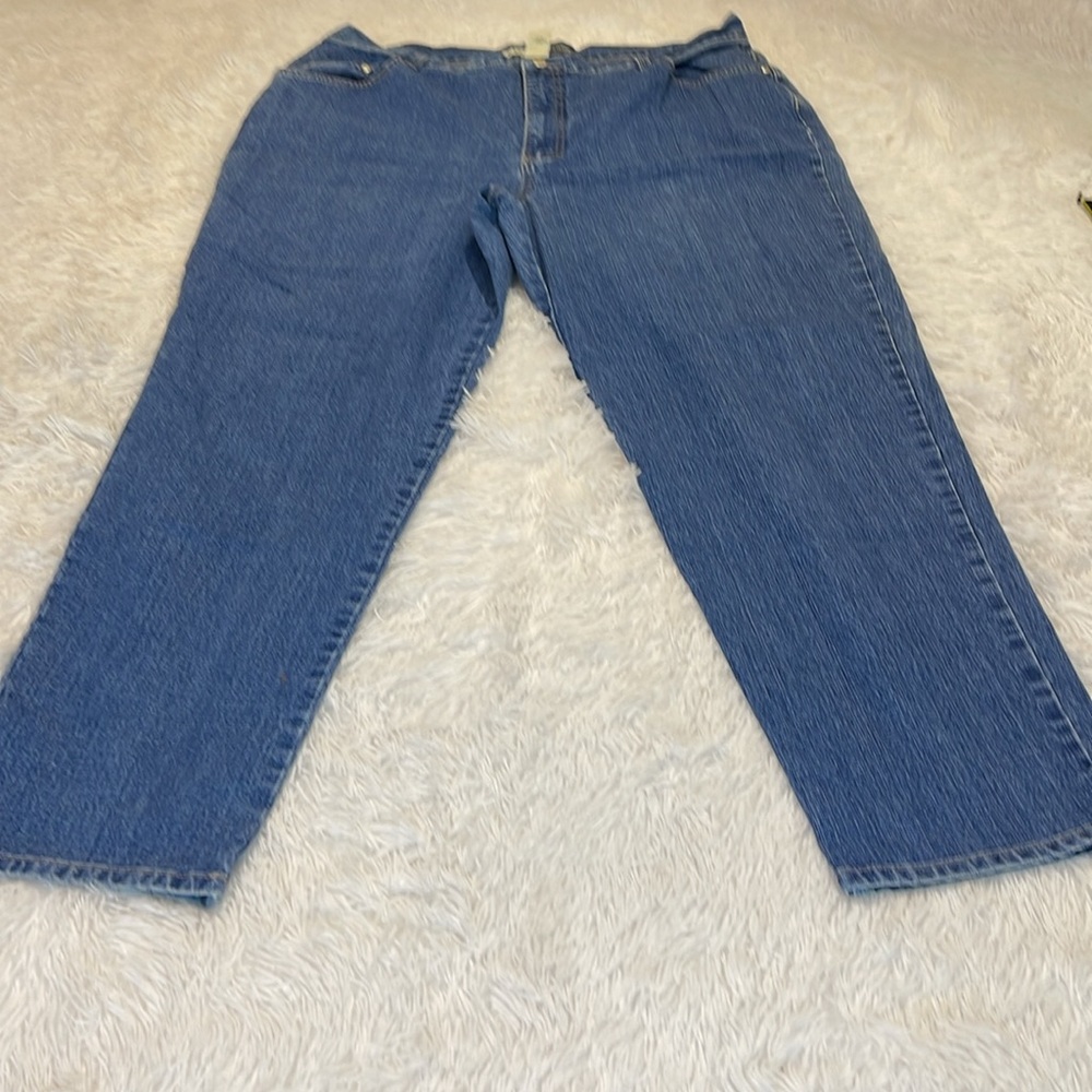 St. John's Bay High Rise Blue Jeans WOMENS SIZE 22W STRETCH CLASSIC